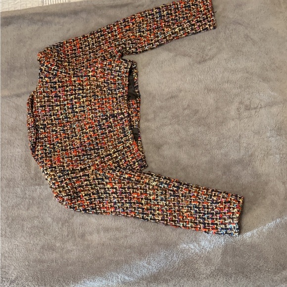 Front button/No Stretch/Tweed/Regular fit/100% Polyester/Multicolored - Picture 2 of 4